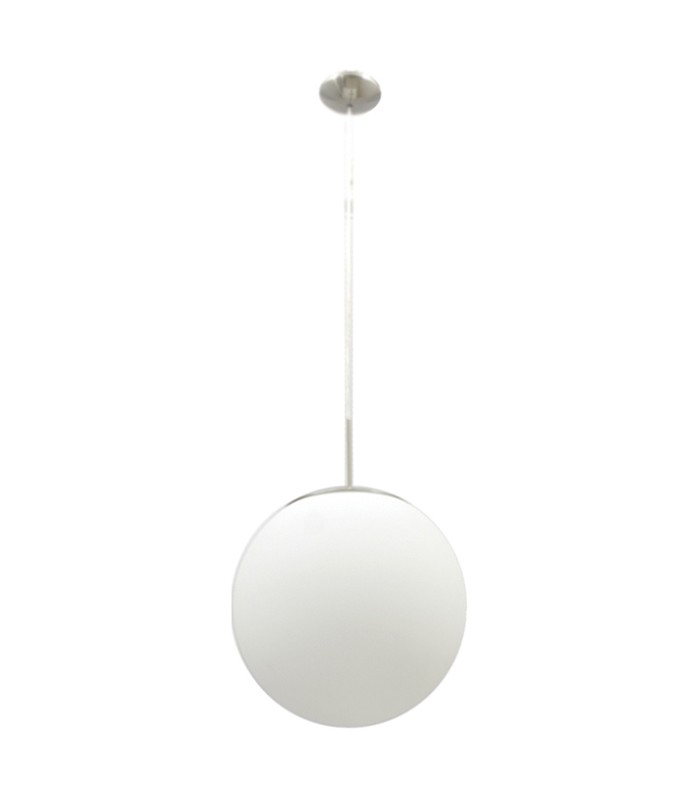 Colgante Global 1xE27 Blanco D35
