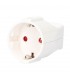 Base Aérea Schuko 10 / 16A 250V Blanco