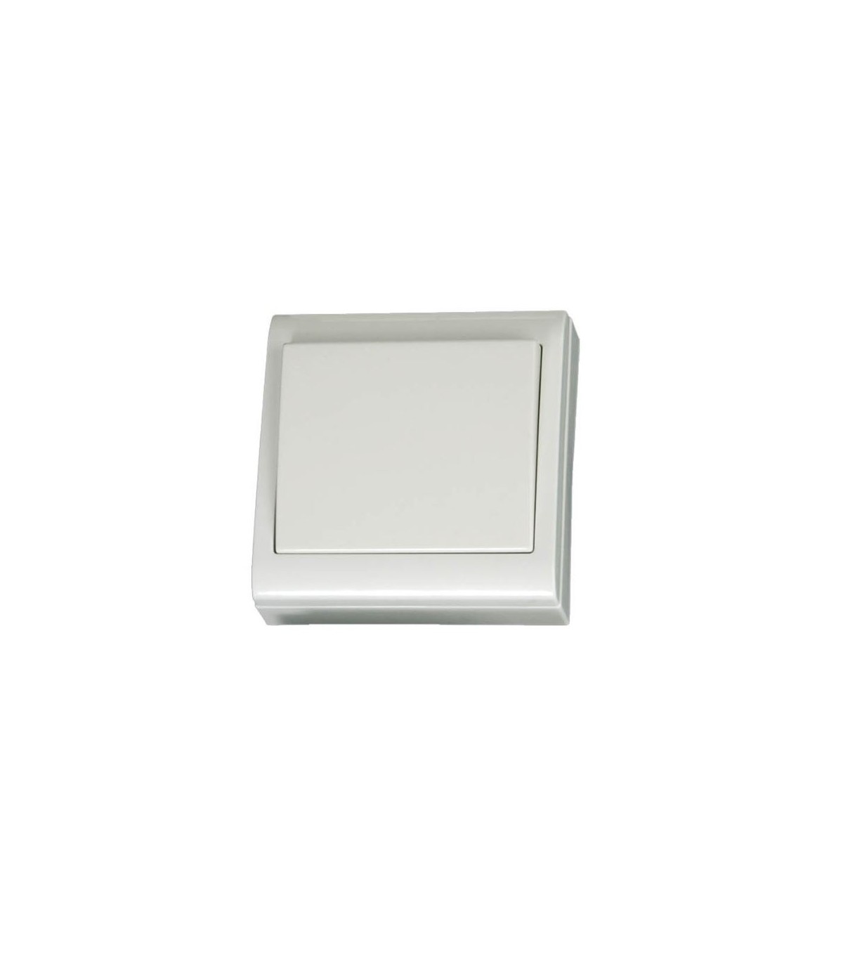 Conmutador Superficie 80x80mm 10A 250V