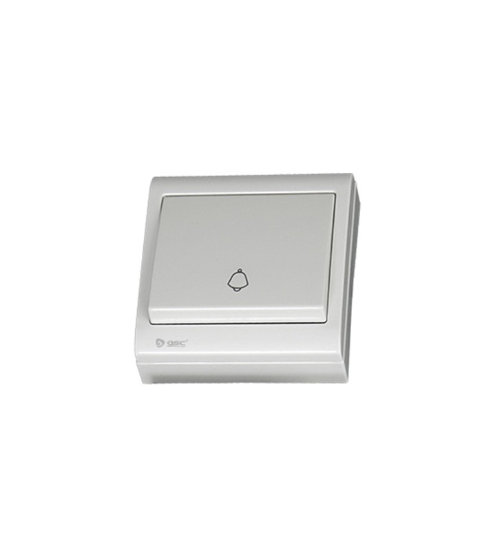 Pulsador Superficie Campana 80x80mm 10A 250V