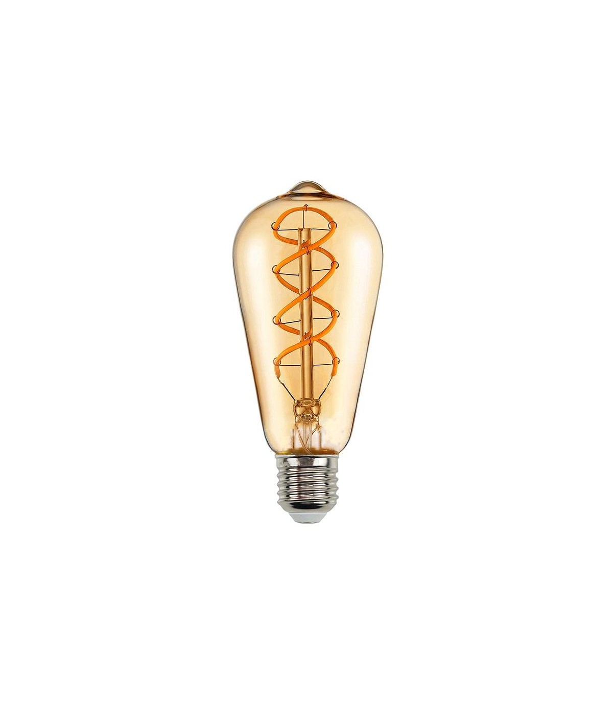 Bombilla Filamento Espiral ST64 4W 350Lm 330º E27 Serie Vintage
