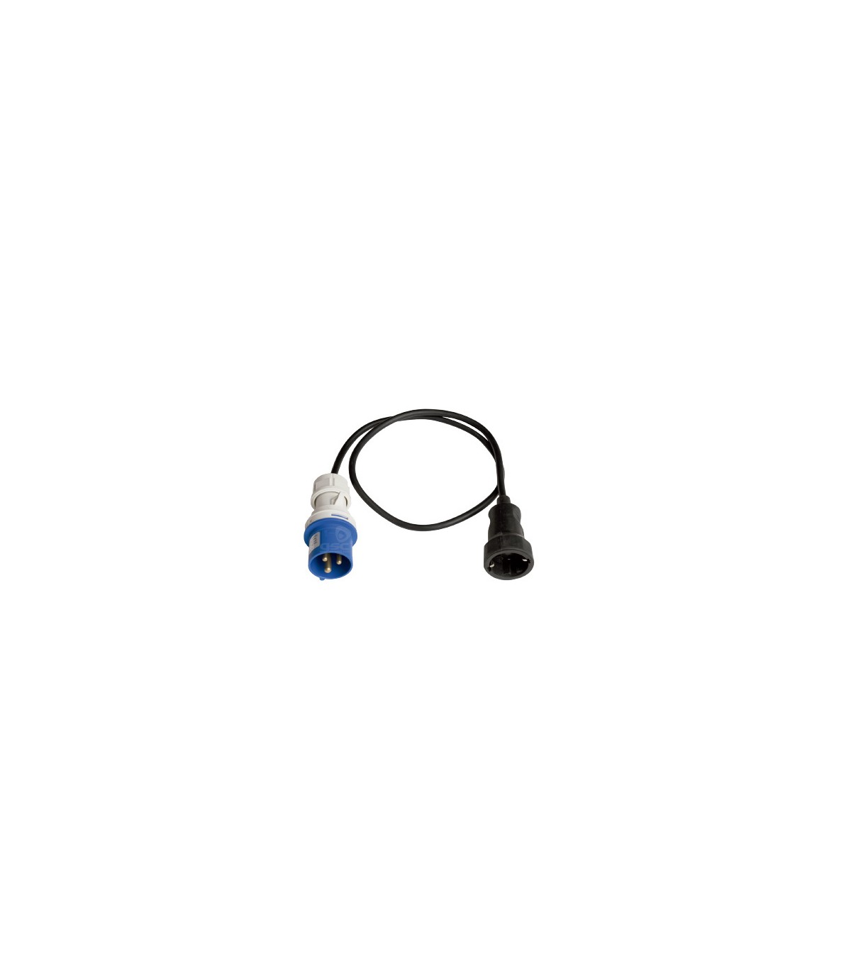 Prolongador Clavija Cetac 3P (2P + T)  16A a Base Schuko