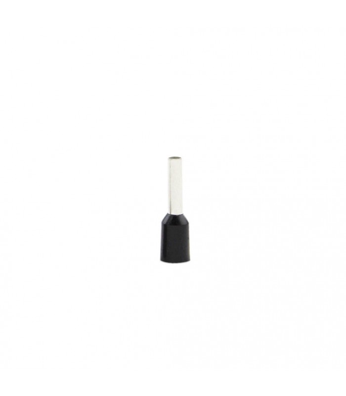 Puntera Aislada 1.5mm Negro 50 uds