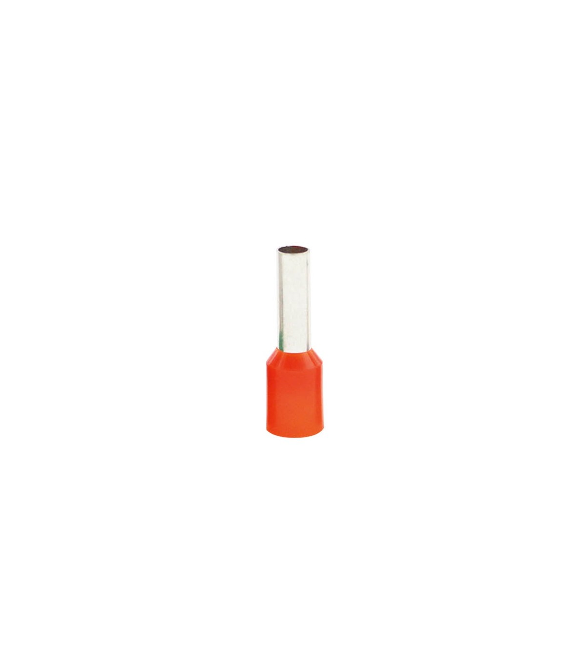 Puntera Aislada 4mm Naranja 50 uds