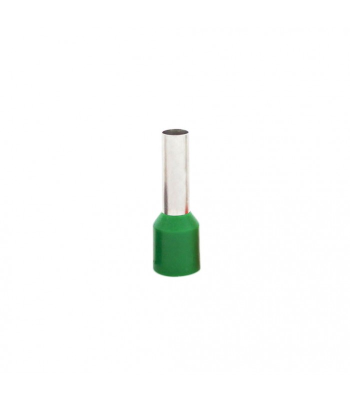Puntera Aislada 6mm Verde 50 uds