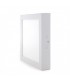 Plafón superficie LED 20W 2.000Lm 120° IP40 Cuadrado Blanco