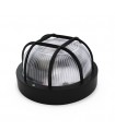 Aplique Redondo PVC E27 Max 60W Negro