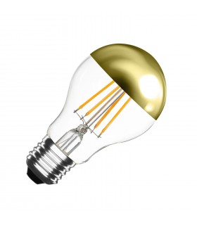 Bombilla Filamento A60 Oro 6W 600Lm E27