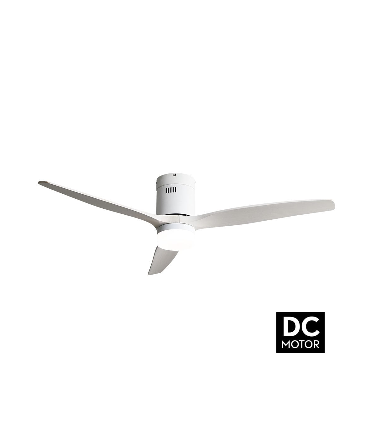 Ventilador de Techo AGUILON DC Blanco 20W 2450LM 3 Aspas Blanco CCT
