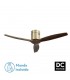 Ventilador de Techo AGUILON2 DC Cuero 3 Aspas Roble Sin Luz