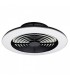 Ventilador DC Aliso XL Negro APP 95W 5900Lm CCT