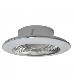 Ventilador DC Aliso XL Plata APP 95W 5900Lm CCT