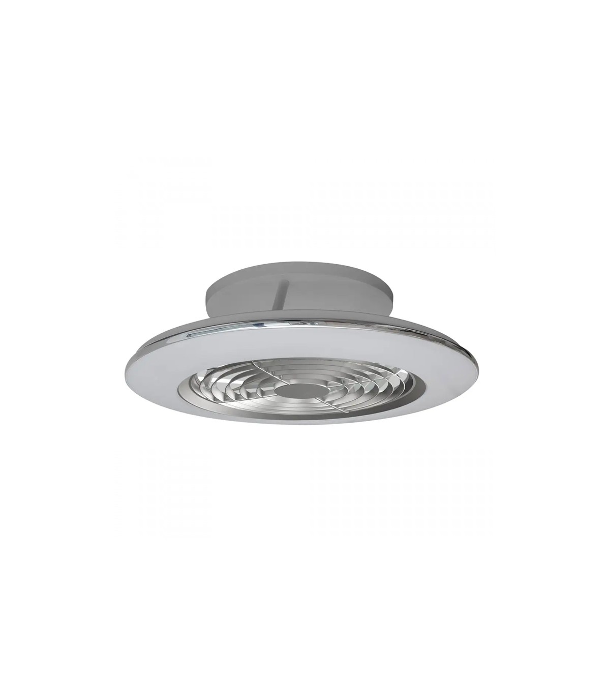 Ventilador DC Aliso XL Plata APP 95W 5900Lm CCT