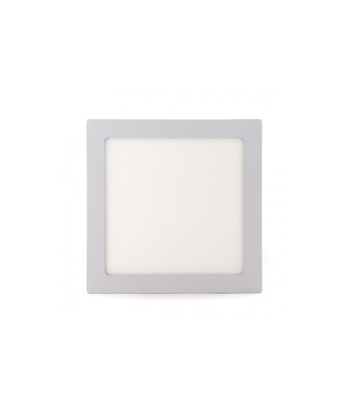 Plafón superficie LED 20W 2.000Lm 120° IP40 Cuadrado Blanco
