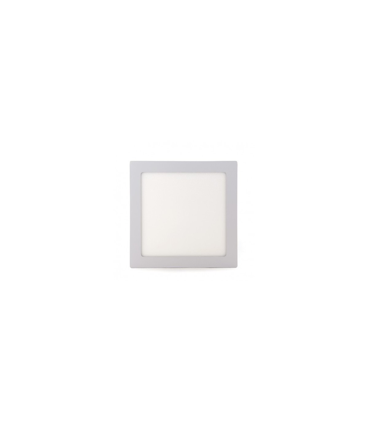 Plafón superficie LED 20W 2.000Lm 120° IP40 Cuadrado Blanco