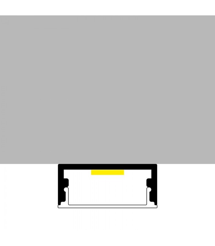 Perfil Aluminio MINIM Superficie -2 Metros-