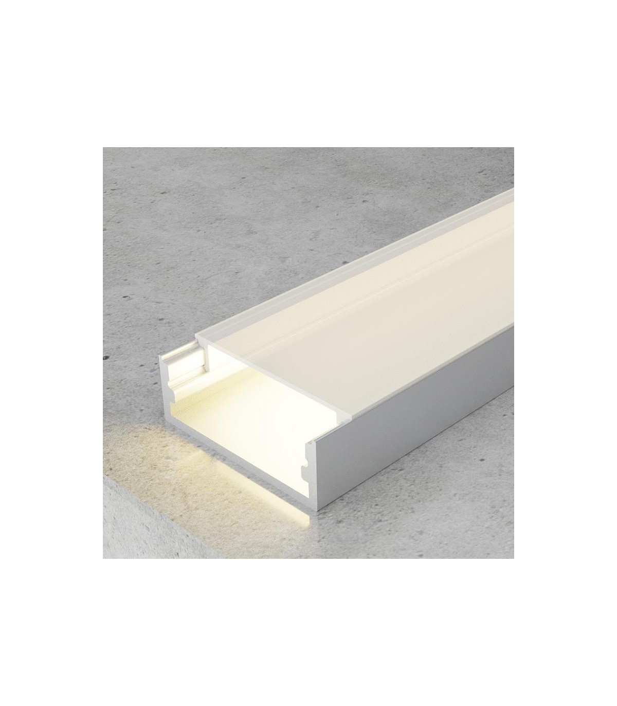Perfil Aluminio MINIM Superficie -2 Metros-