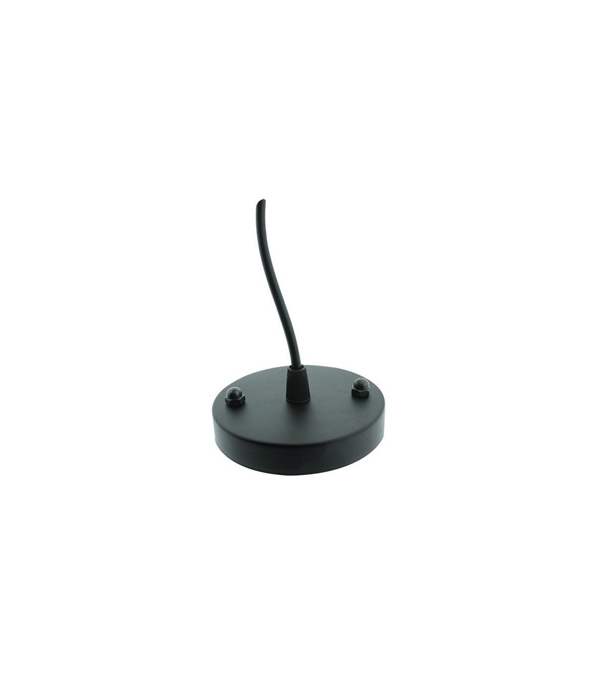 Lámpara de techo Vintage Lenn Negro/Ambar E27