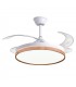 Ventilador LED Cosmos DC 72W 4 aspas 6480Lm Blanco / Haya CCT