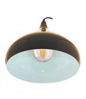 Lámpara Colgante Coppen Black 1xE27 IP20