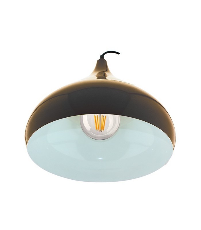 Lámpara de techo Coppen Black E27 IP20
