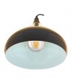 Lámpara Colgante Coppen Black 1xE27 IP20