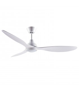 Ventilador de Techo Delfos DC 20W 2000Lm 3 Aspas Blanco 4000K