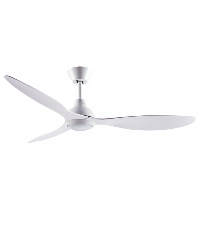 Ventilador de Techo Delfos DC 20W 2000Lm 3 Aspas Blanco 4000K