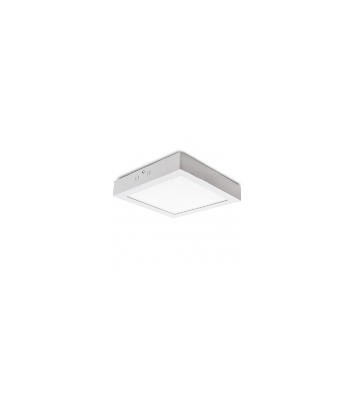 Plafón superficie LED 20W 2.000Lm 120° IP40 Cuadrado Blanco
