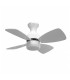 Ventilador Fresco AC 16W 1600Lm 4 Aspas Blanco