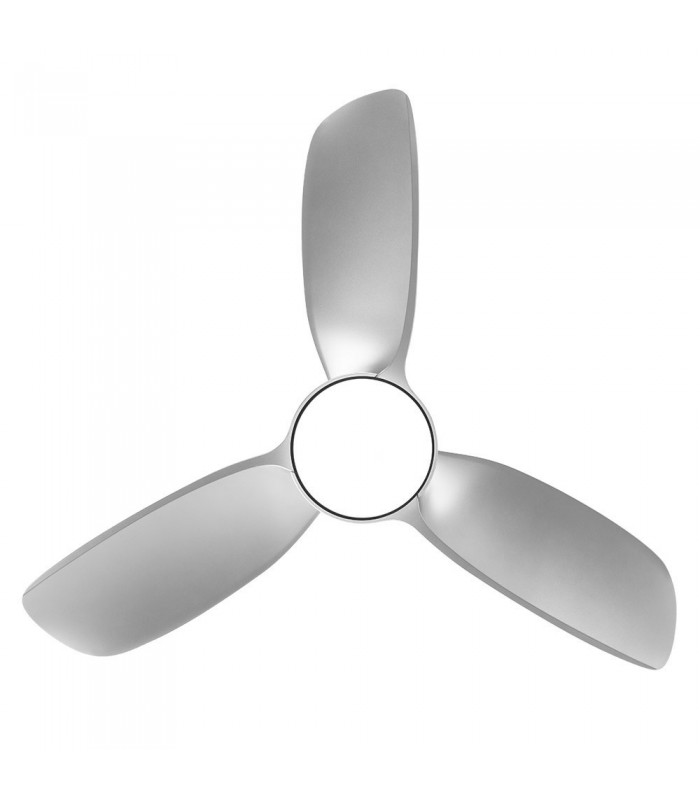 Ventilador de Techo HAUR DC 24W 2950Lm 3 Aspas Plata CCT