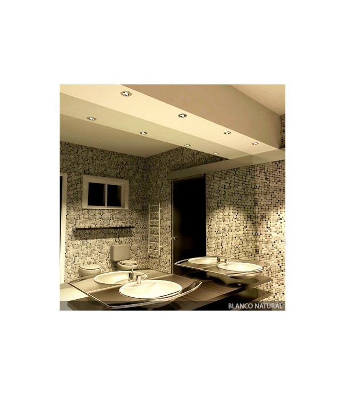Downlight LED 3W 270Lm 60° IP20 Cromo