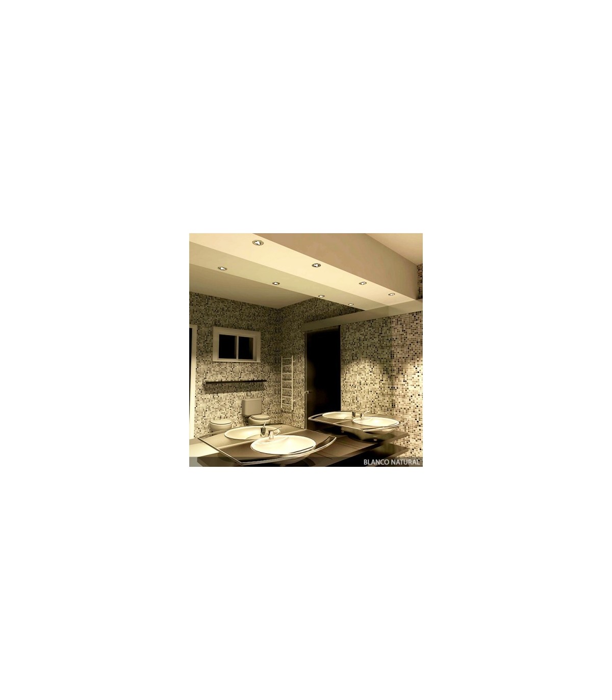 Downlight LED 3W 270Lm 60° IP20 Cromo
