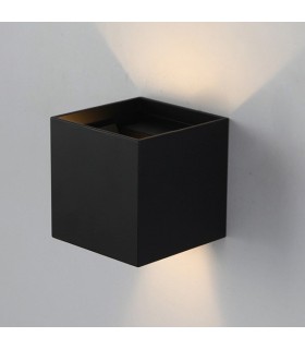 Aplique Led De Pared BLACK CUBE 6W 600LM IP54