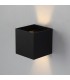 Aplique LED de pared 6W 540Lm 10º-90º IP54 Black Cube