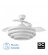 Ventilador Kai DC 72W 6120Lm 3 Aspas Blanco CCT