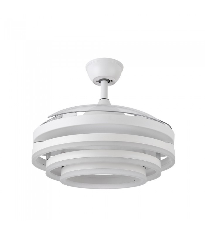 Ventilador Kai DC 72W 6120Lm 3 Aspas Blanco CCT