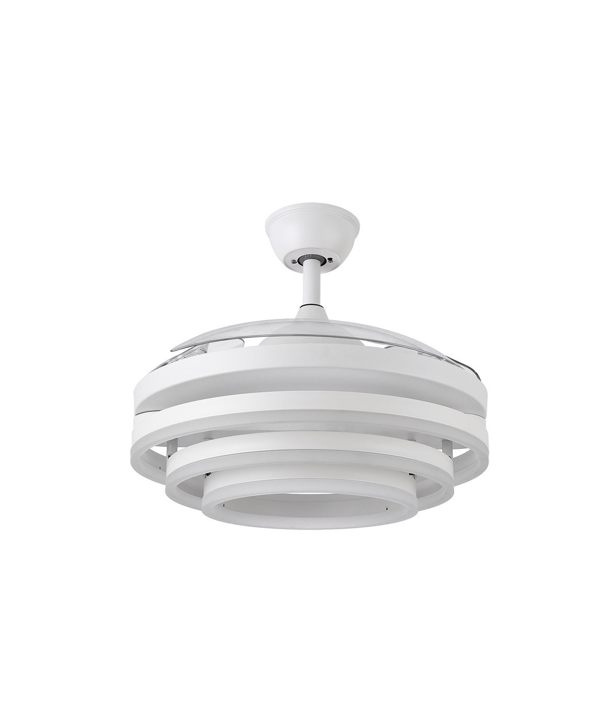 Ventilador Kai DC 72W 6120Lm 3 Aspas Blanco CCT
