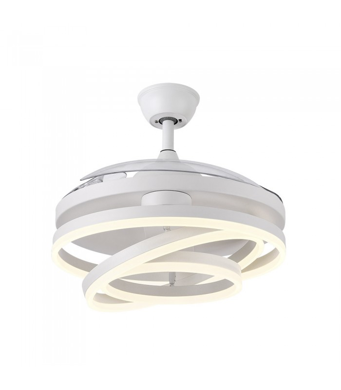 Ventilador Kai DC 72W 6120Lm 3 Aspas Blanco CCT