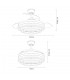 Ventilador Kai DC 72W 6120Lm 3 Aspas Negro CCT