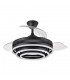 Ventilador Kai DC 72W 6120Lm 3 Aspas Negro CCT
