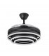 Ventilador Kai DC 72W 6120Lm 3 Aspas Negro CCT