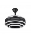 Ventilador Kai DC 72W 6120Lm 3 Aspas Negro CCT