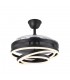 Ventilador Kai DC 72W 6120Lm 3 Aspas Negro CCT