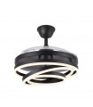 Ventilador Kai DC 72W 6120Lm 3 Aspas Negro CCT