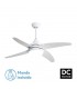 Ventilador de Techo KLOD DC Blanco 4 Aspas Blanco 2xE27