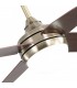 Ventilador de Techo KLOD DC Cuero 4 Aspas Cerezo 2xE27