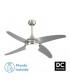Ventilador de Techo KLOD DC Níquel 4 Aspas Plata 2xE27