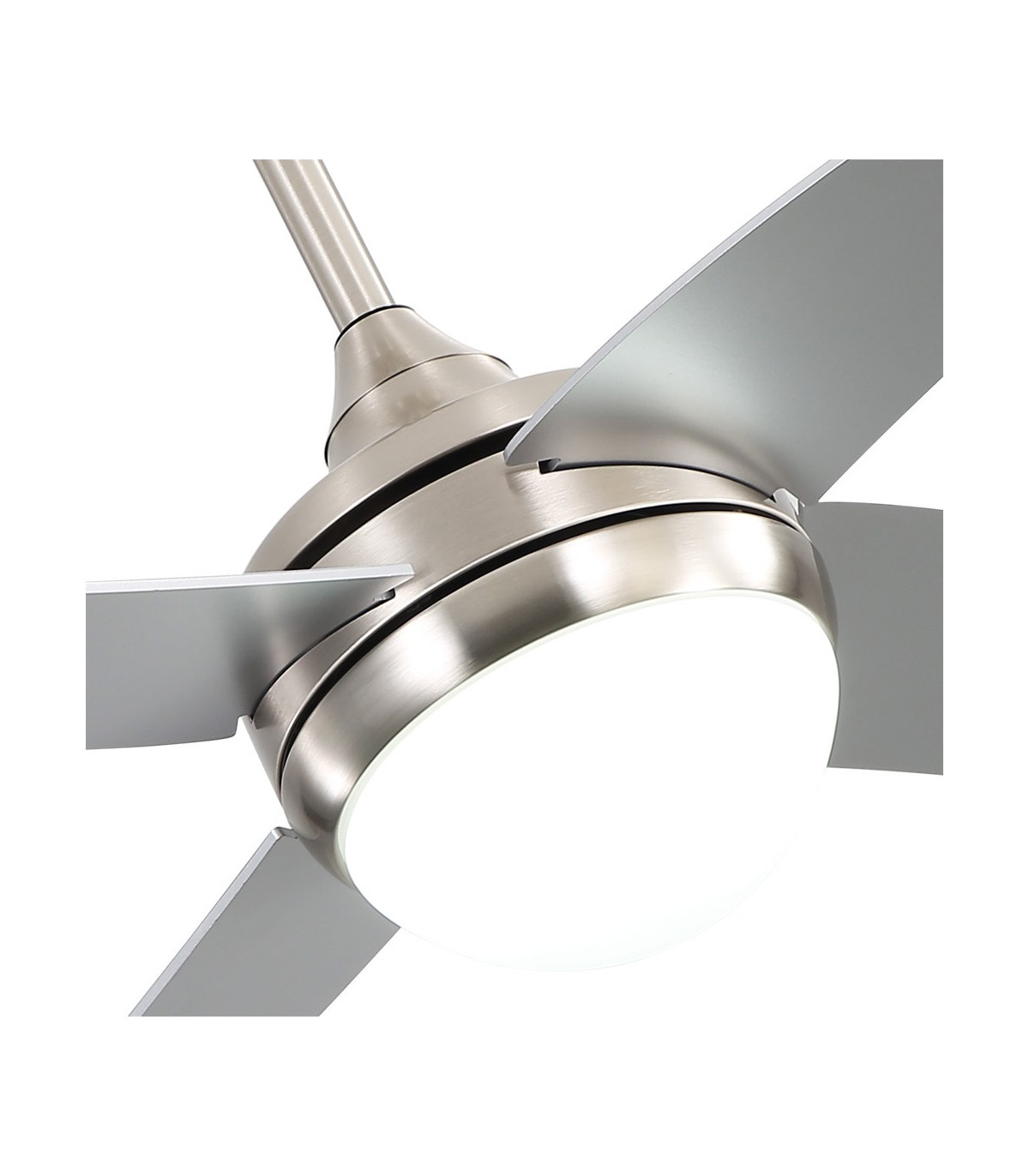 Ventilador de Techo KLOD DC Níquel 4 Aspas Plata 2xE27