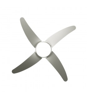 Ventilador de Techo KLOD DC Níquel 4 Aspas Plata 2xE27